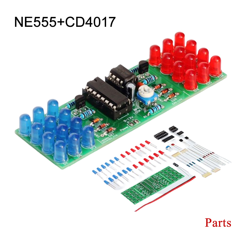Diy Electronics Learning Kit - IC светодиодный красный синий двойной цвет
