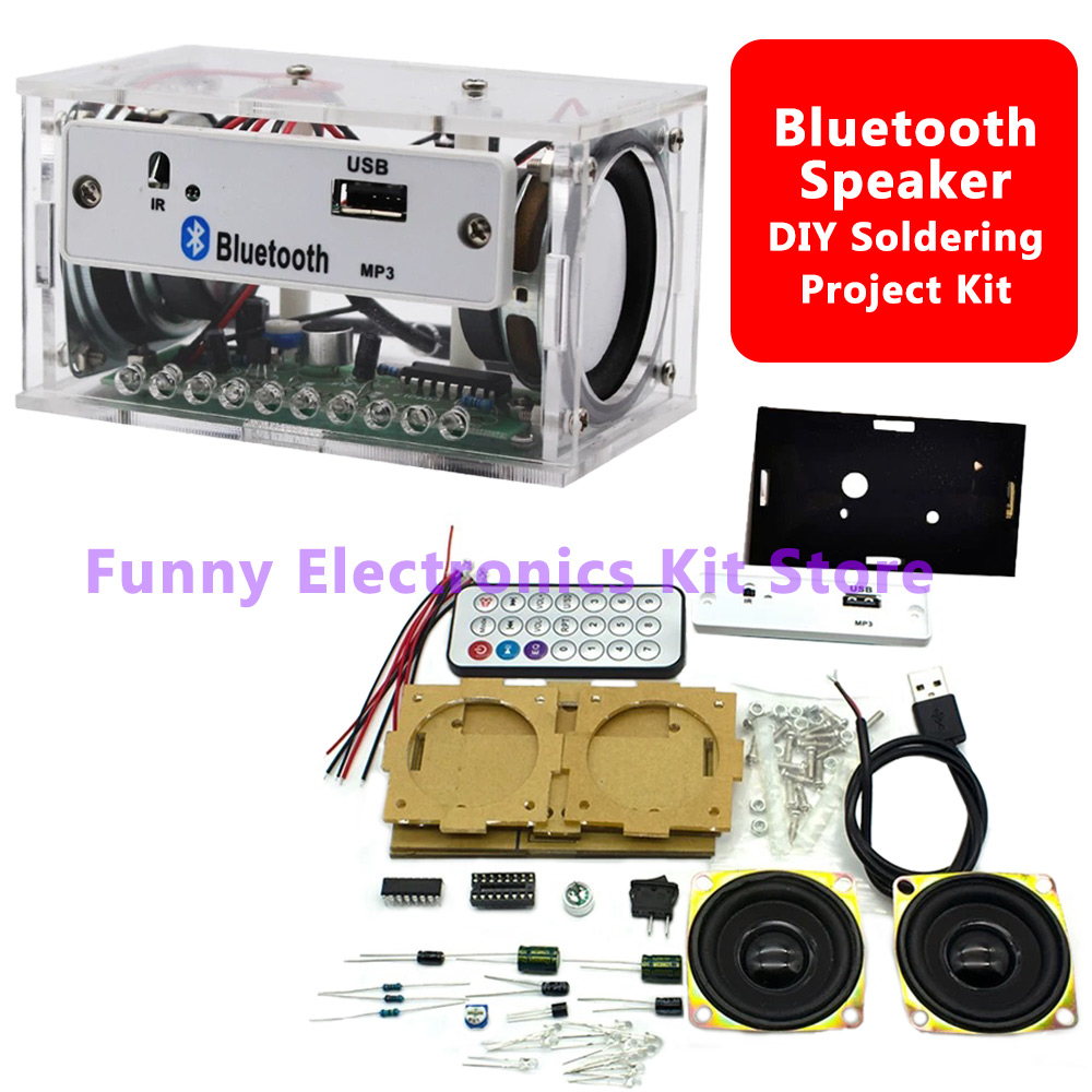Diy Electronics Learning Kit - Набор для самостоятельной сборки Bluetooth-колонки (белый):