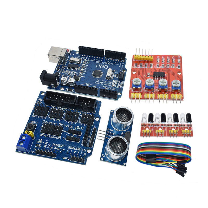 Diy Electronics Learning Kit - LIZAO Для Arduino UNO R3: Робот-автомобиль