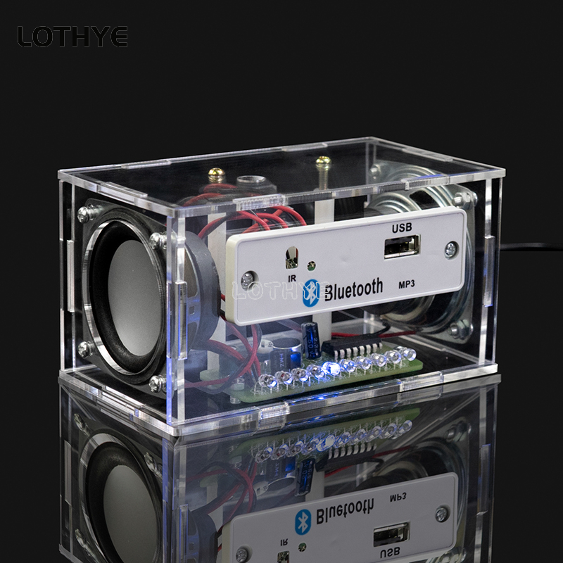 Diy Audio Electronics Kit - Мини двухканальный Bluetooth-динамик аудио 3 Вт