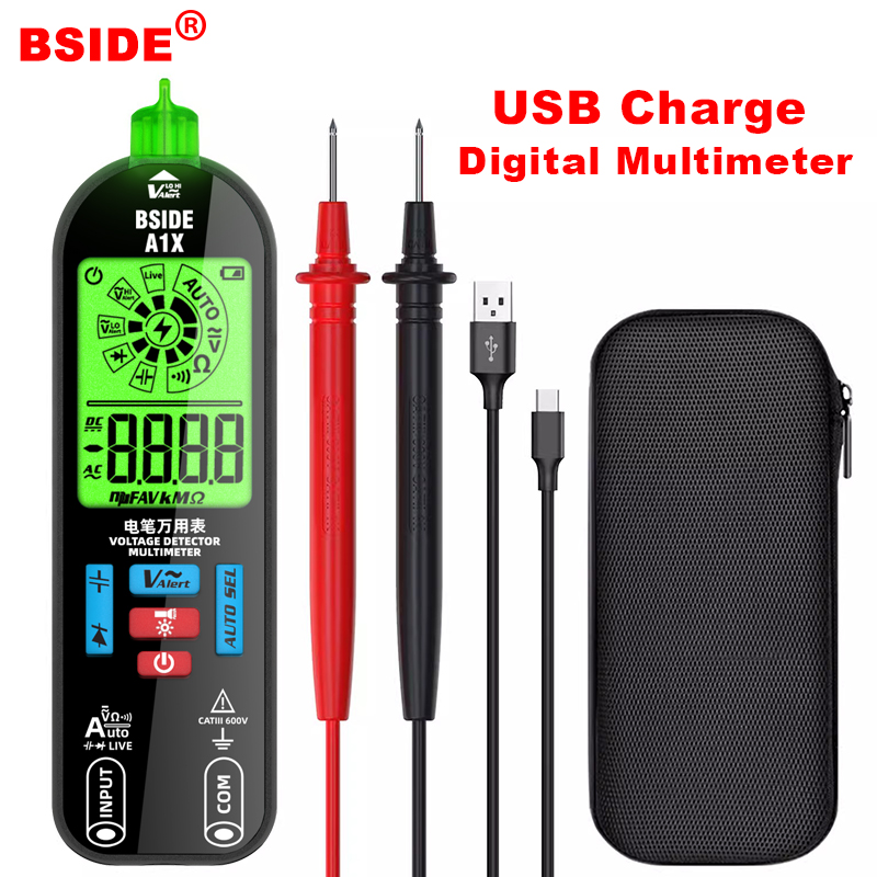 Logic Analyzer Usb - Цифровой мультиметр BSIDE A1X с USB-зарядкой,