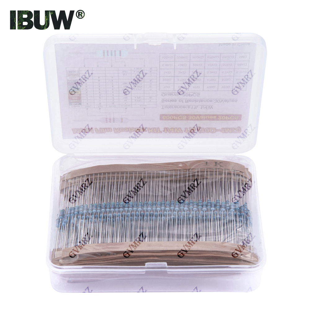 600 шт., 30 значений, 1/4 Вт,  – обзор и цена Diy Electronics Project Kit