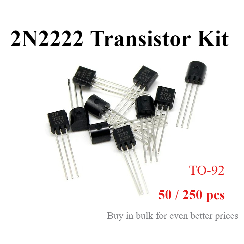 Набор NPN-транзисторов 2N2222  – обзор и цена Diy Electronics Project Kit